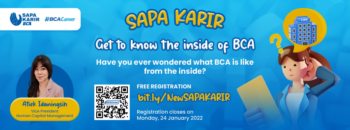 [SUMMARY] SAPA KARIR: Get to Know the Inside of BCA