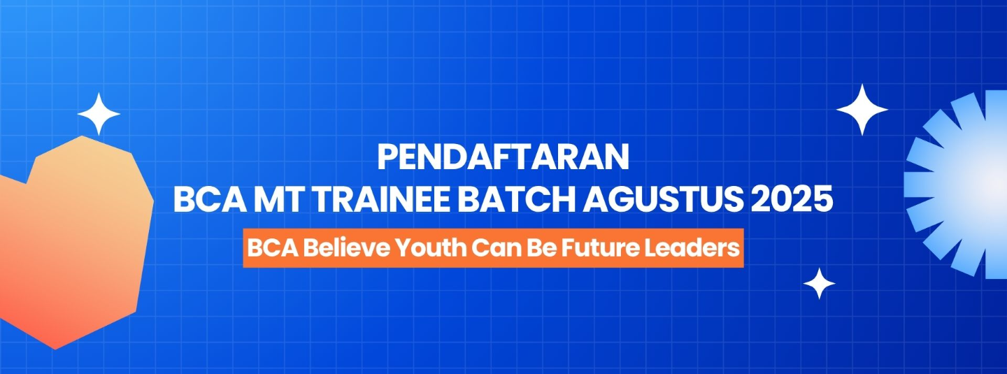 PENDAFTARAN BCA MT PROGRAM BATCH AGUSTUS 2025